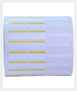 Sarı Çizgili Kuyumcu Etiketi 1 cm x 7,2 cm