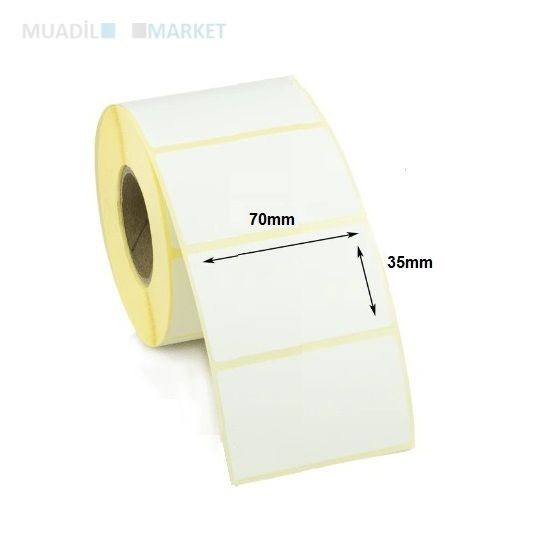 70x35 mm Kuşe Etiket