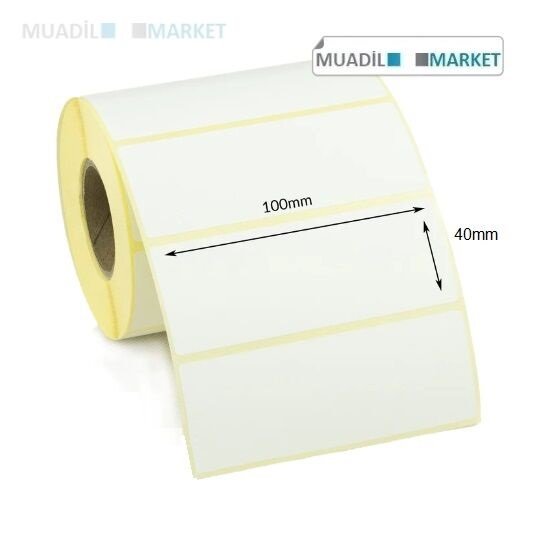 100x40 termal barkod etiketi