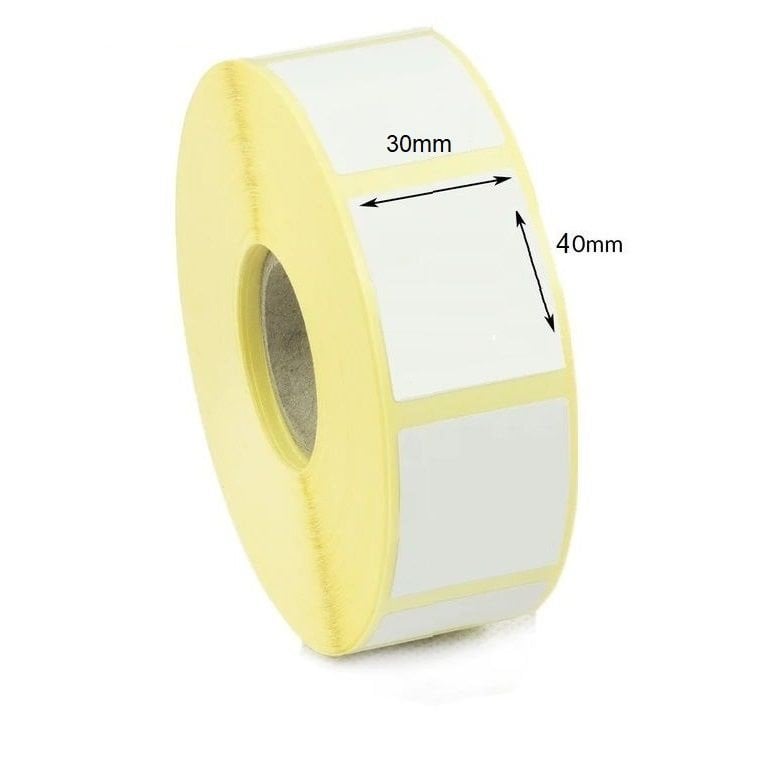 termal 30x40 mm termal barkod etiketi
