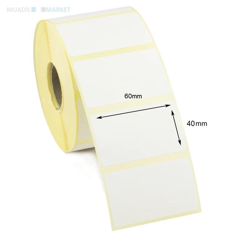 60x40 termal barkod etiket