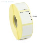 25mm x 40mm Kuşe Barkod Etiketi