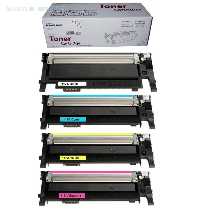 HP 117A Set CMYK Muadil Toner