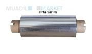 80mm x 74mt Standart Wax Ribon Orta Sarım