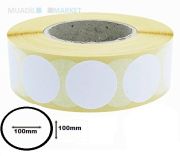 100 x 100 mm Oval Termal Etiket