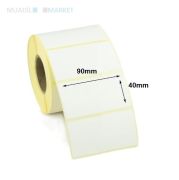 90x40 mm Kuşe Etiket