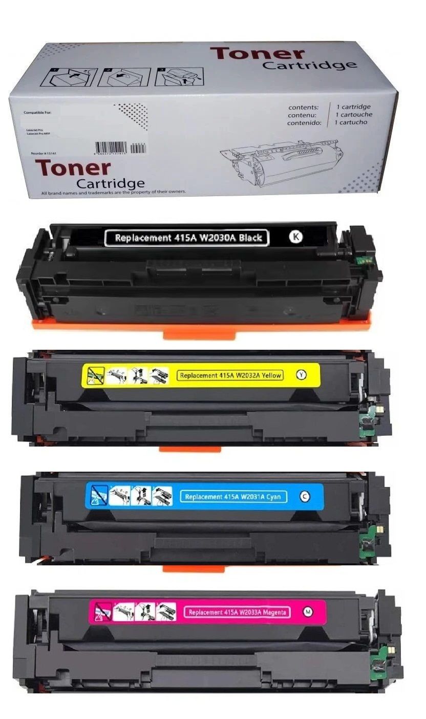 HP 415A SET Muadil Toner W2031A