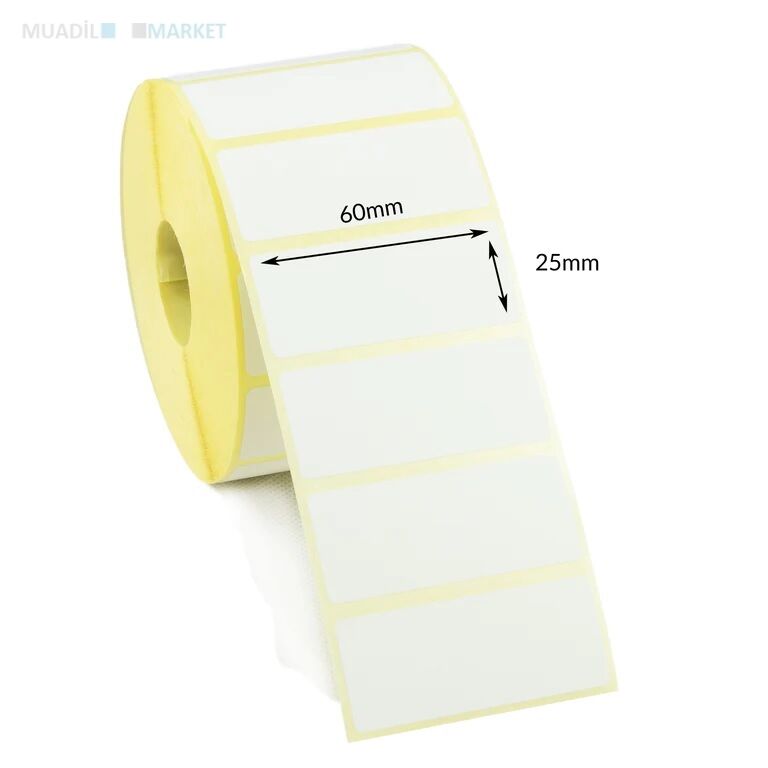 60 x 25 mm Termal Etiket