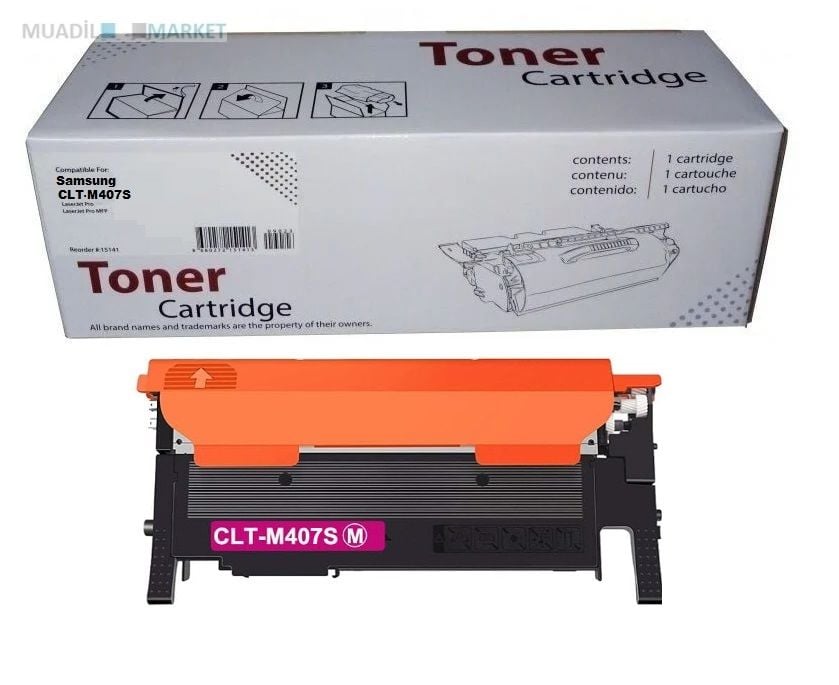 SAMSUNG CLT-M407S Kırmızı Muadil Toner