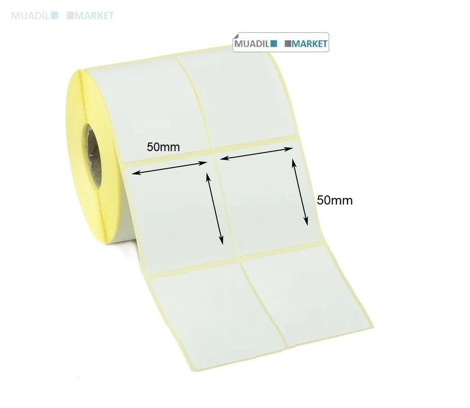 50 x 50 mm Termal Etiket 2li