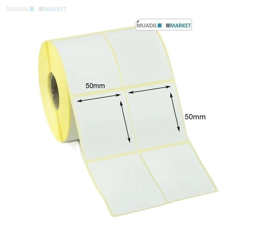 50 x 50 mm Termal Etiket 2li
