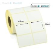45 x 45 mm Termal Etiket 2li