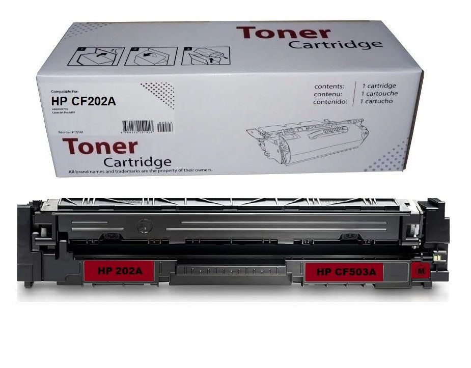HP 202A Kırmızı Muadil Toner-HP CF503A Muadil Toner