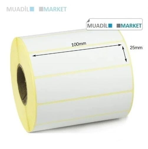 100*25 mm Termal Barkod Etiketi