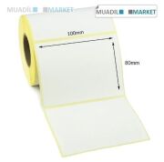 100x80 mm Termal Barkod Etiketi