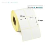 30 x 50 mm Termal Etiket 2li Büyük Koli 30 Rulo
