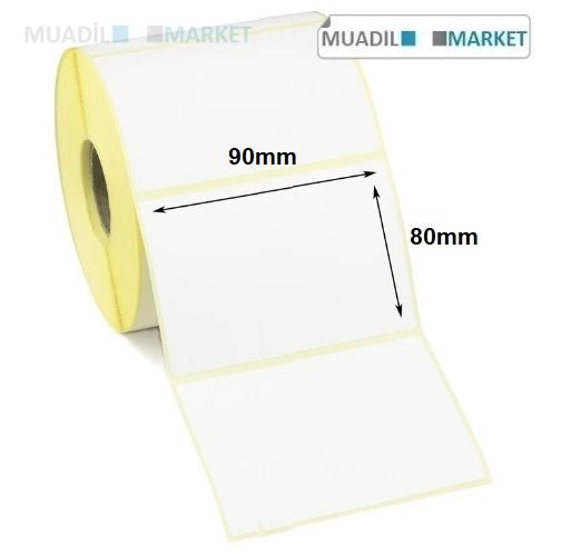 90mm x 80mm Termal Barkod Etiketi
