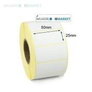 50x25 mm Termal Barkod Etiketi