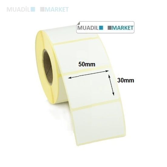 50x30 mm Termal Barkod Etiketi
