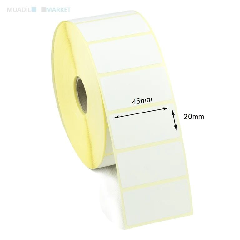 45x20 mm Termal Barkod Etiketi