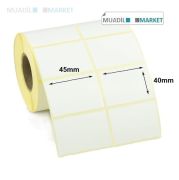 45mm x 40mm Termal Barkod Etiketi 2li
