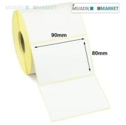 90 x 80 mm Termal Etiket