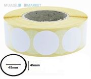 45mm x 45mm Oval Termal Barkod Etiketi