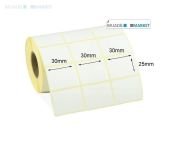 30mm x 25mm Termal Barkod Etiketi 3lü