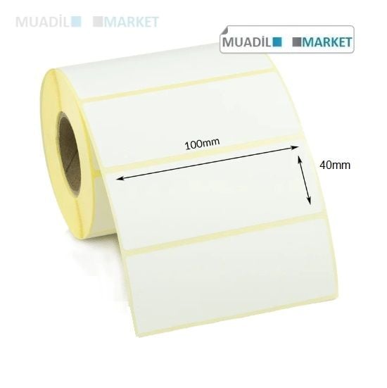 100x40 mm Kuşe Etiket