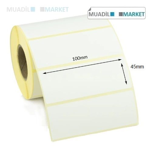100x45 mm Kuşe Etiket
