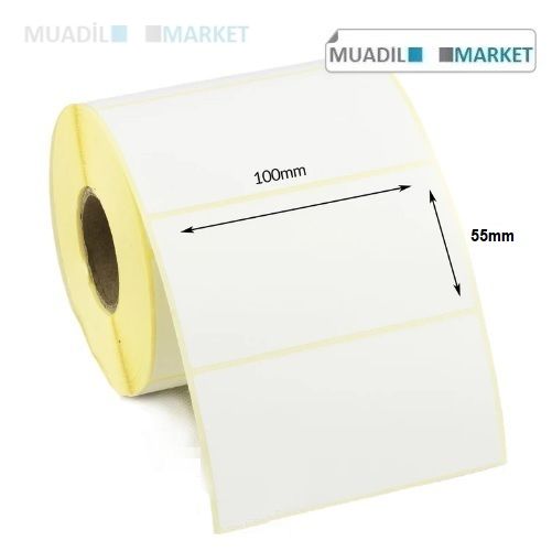 100x55 mm Kuşe Etiket
