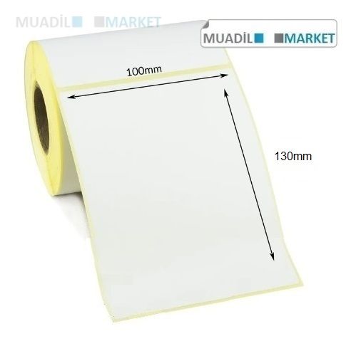 100x130 mm Kuşe Etiket