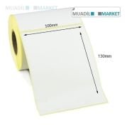 100x130 mm Kuşe Etiket
