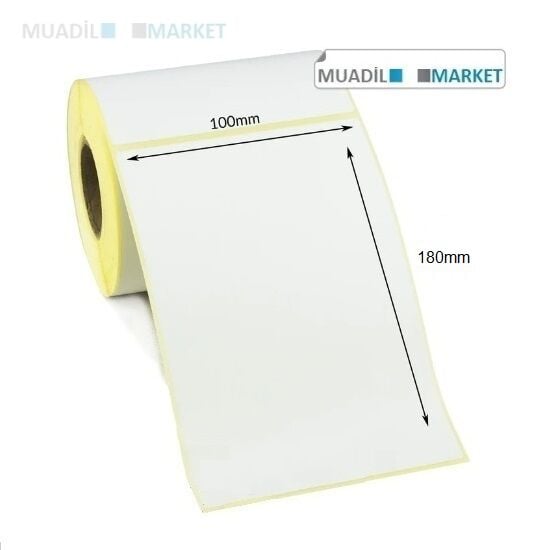 100x180 mm Kuşe Etiket