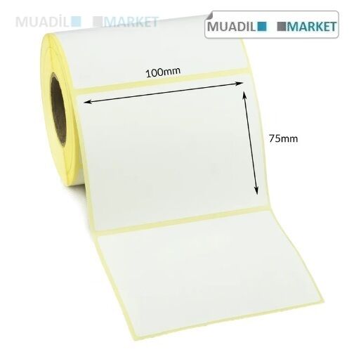 100 x 75 mm Termal Etiket