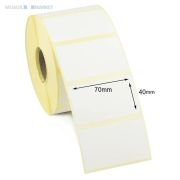 70x40 mm Kuşe Etiket