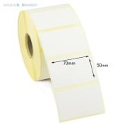 70x50 mm Kuşe Etiket