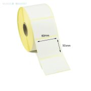 60x50 mm Kuşe Etiket